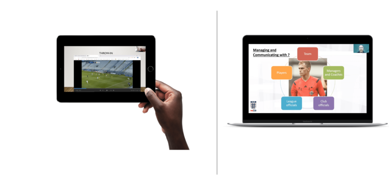 accelerate sport training webinars image laptop