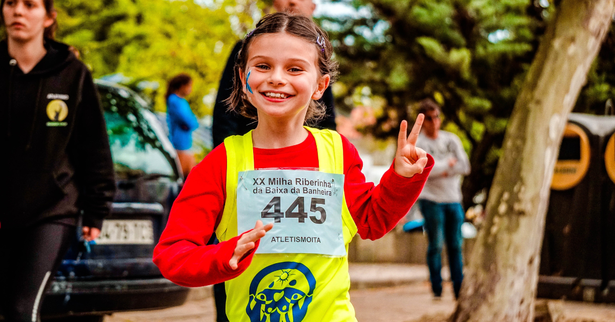 young marathon runner