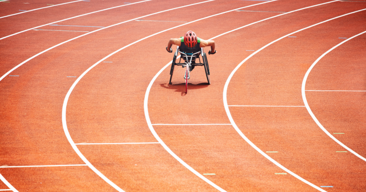 Wheelchair athlete, equality and diversity in sport