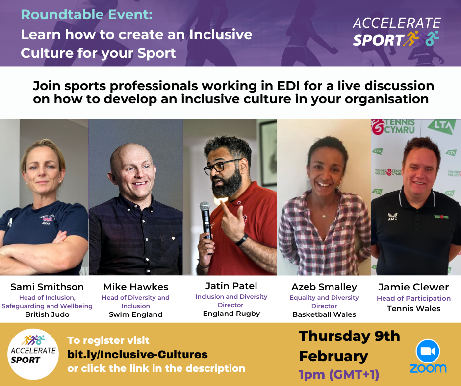 Inclusive cultures - Event Poster